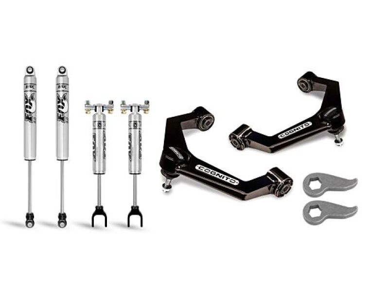 
  

Cognito  - COG110-P0779 - Cognito 20-24 Chevy Silv/Sierra 2500/3500HD 2WD/4WD 3in Perf Ball Joint Lvling Kit w/ Fox PS 2.0 IFP - Shipped in Europe - Tuningsupply.com


