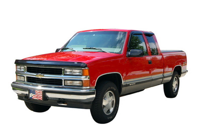 AVS 88-00 Chevy CK High Profile Bugflector II Hood Shield - Smoke-tuningsupply.com