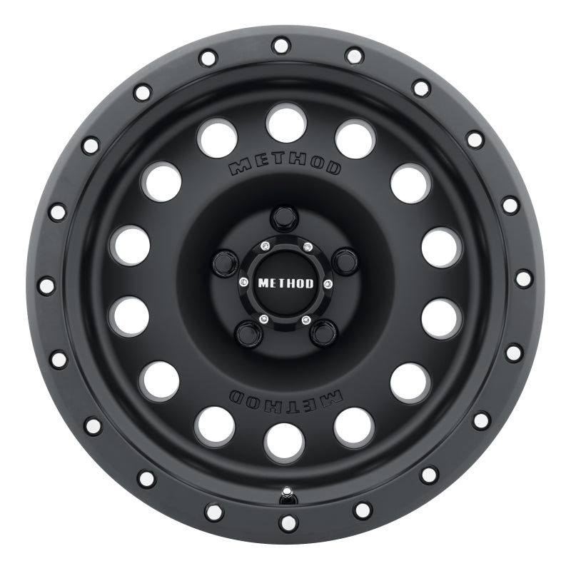 
  

Method Wheels  - MRWMR30778550500 - Method MR307 Hole 17x8.5 0mm Offset 5x5 94mm CB Matte Black Wheel - Shipped in Europe - Tuningsupply.com

