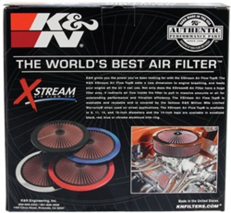 

K&N Engineering 66-1101 - KNN66-1101 - K&N X-Stream Top Filter Only 11in - Black - Shipped in Europe - Tuningsupply.com
