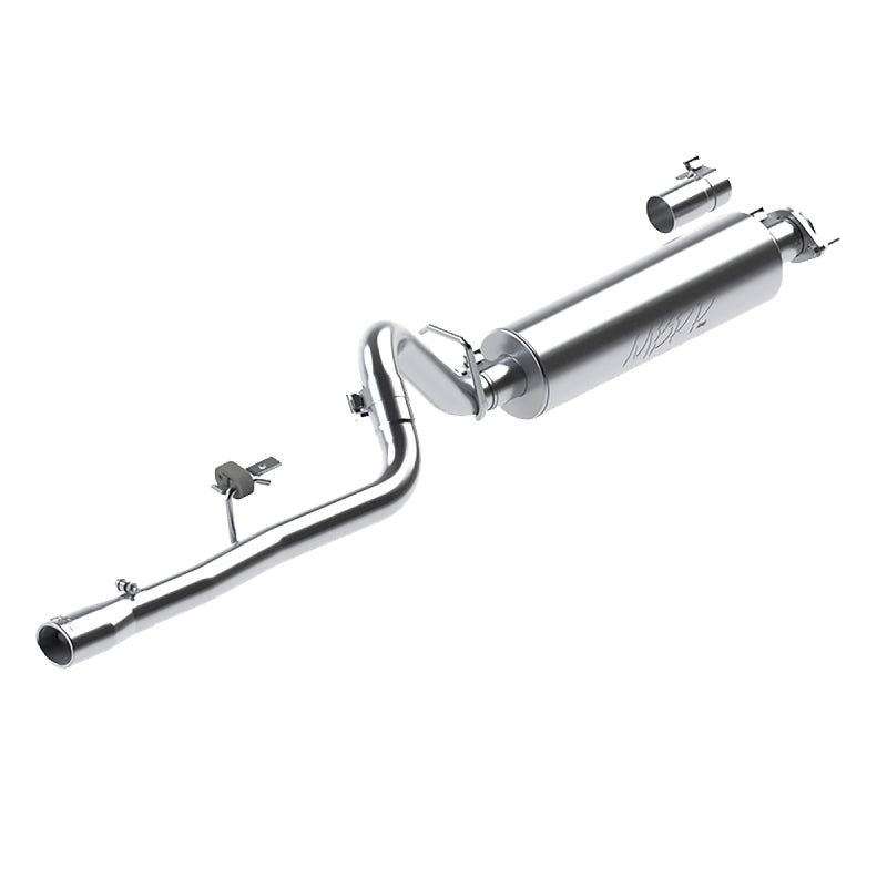 MBRP 86-00 Jeep 2.5L Cherokee 2.5in Cat Back Single T409-tuningsupply.com