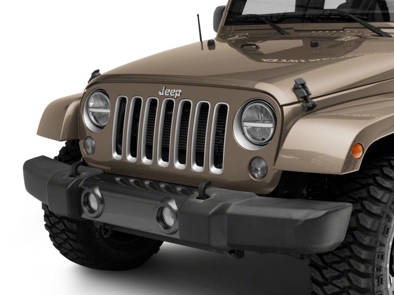 

Raxiom J143372 - RAXJ143372 - Raxiom 97-18 Jeep Wrangler TJ & JK Axial 7-In LED Headlights w/ DRL - Black Housing (Clear Lens) - Shipped in Europe - Tuningsupply.com
