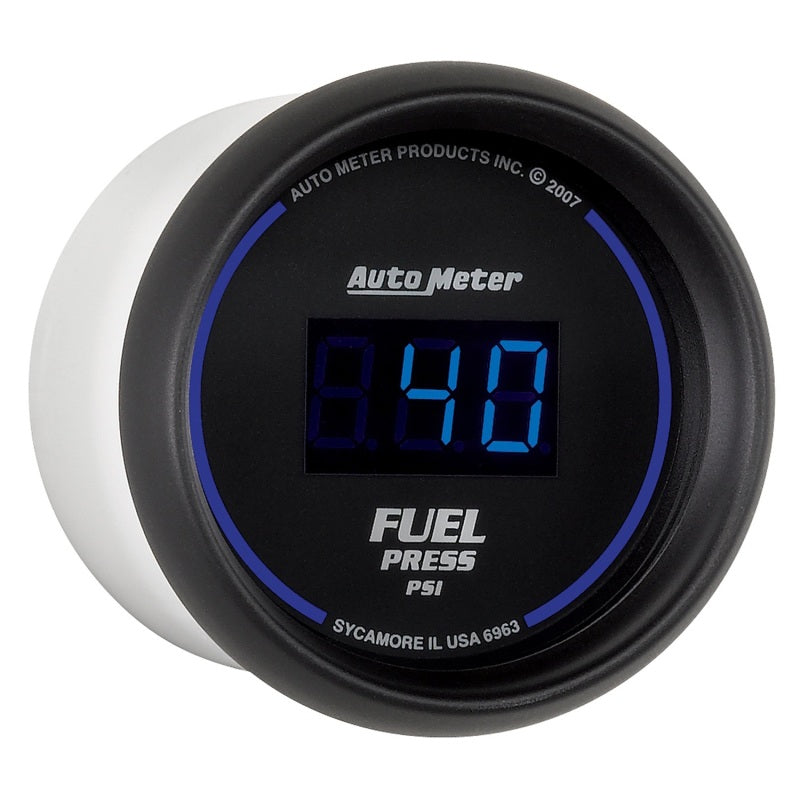 

AutoMeter 6963 - ATM6963 - Autometer 52.4mm 1-100 PSI Black Digital Fuel Pressure Gauge - Shipped in Europe - Tuningsupply.com
