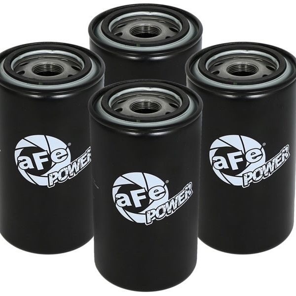 aFe ProGuard D2 Fluid Filters Oil F/F OIL 89-16 Dodge Diesel Trucks L6-5.9L/6.7L (td) (4 Pack)-tuningsupply.com