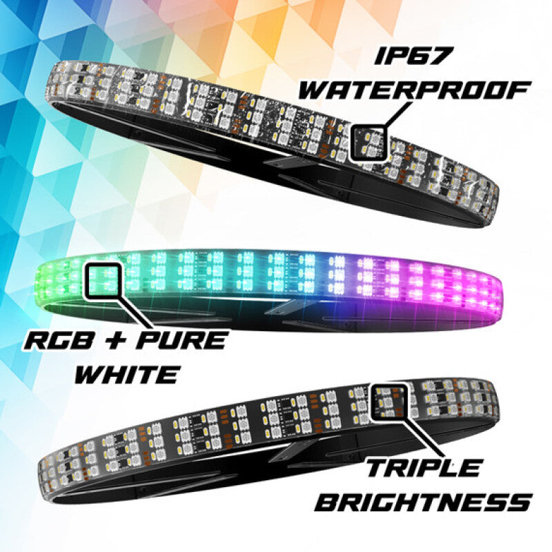 

XKGLOW MX-WHEEL-KITB - XKGMX-WHEEL-KITB - XK Glow XKmax 16.5in LED Ultra 3-Row Wheel Ring Light Kit w/ RGBW Color Chasing - Shipped in Europe - Tuningsupply.com
