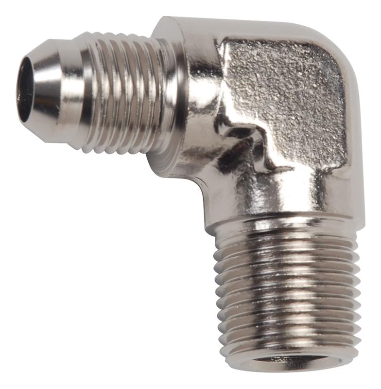 

Russell 660791 - RUS660791 - Russell Performance -3 AN to 1/8in NPT 90 Degree Flare to Pipe Adapter (Endura) - Shipped in Europe - Tuningsupply.com
