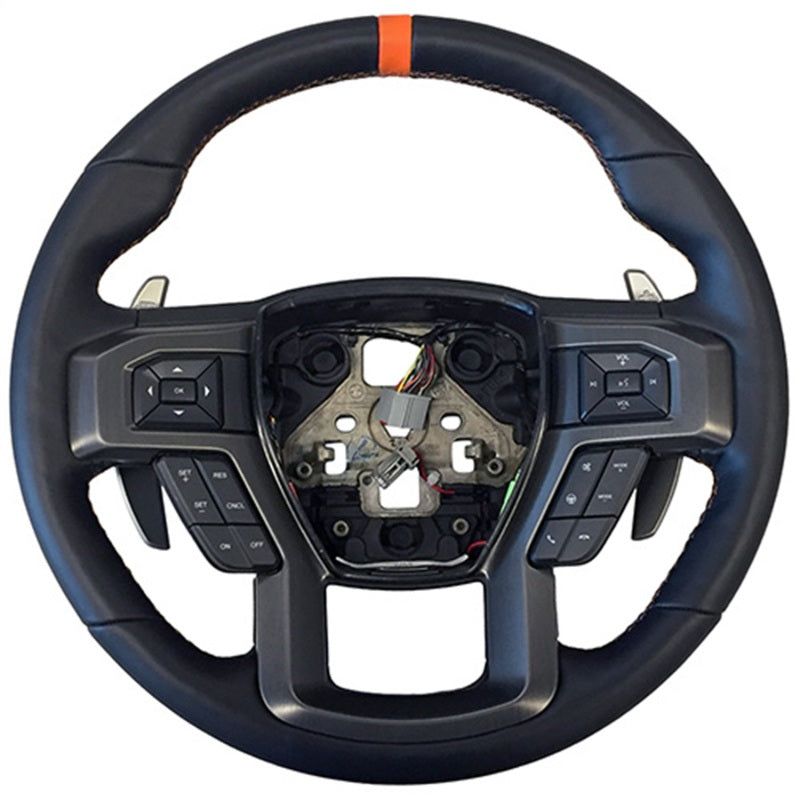 Ford Racing 2015-2017 F-150 Raptor Performance Steering Wheel Kit - Orange Sightline-tuningsupply.com