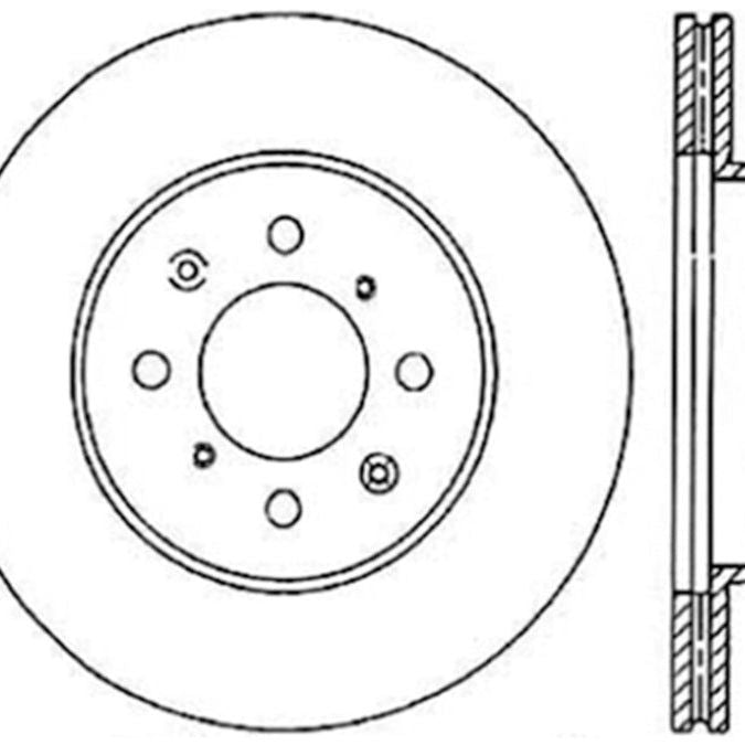 Stoptech Acura & Honda Civic/Del Sol Front CRYO-STOP Rotor