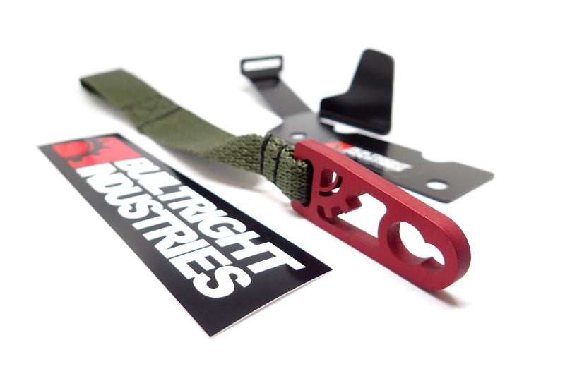 BuiltRight Industries 09-20 Ford F-150/Raptor (09-14 SuperCrew Only) Rear Seat Release - Olive Strap-tuningsupply.com