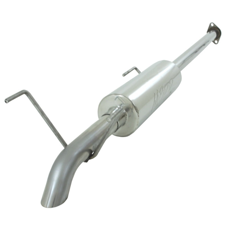 MBRP 05-11 Toyota Tacoma 4.0L EC/CC-SB Cat Back Turn Down Single Side T409 Exhaust-tuningsupply.com