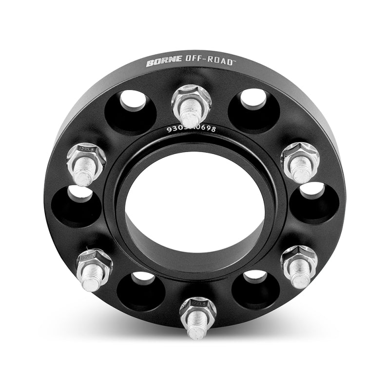 Borne Off-Road Wheel Spacers - 6x139.7 - 93.1 - 25mm - M12 - Black-tuningsupply.com