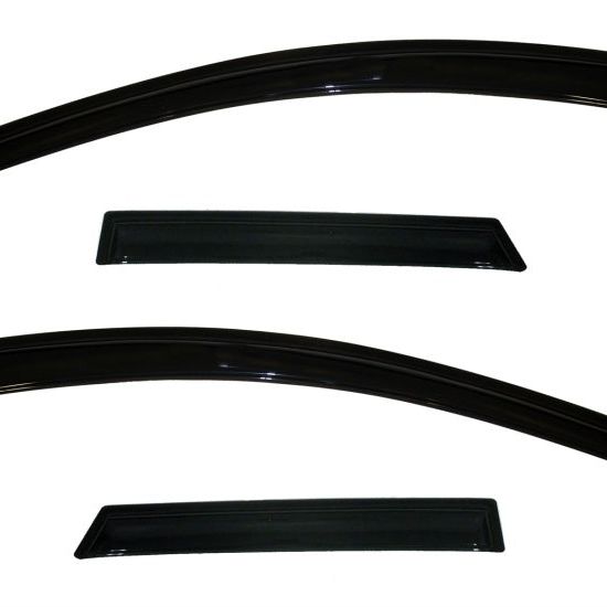 AVS 10-13 Mazda 3 (5 Door Sport) Ventvisor Outside Mount Window Deflectors 4pc - Smoke-tuningsupply.com