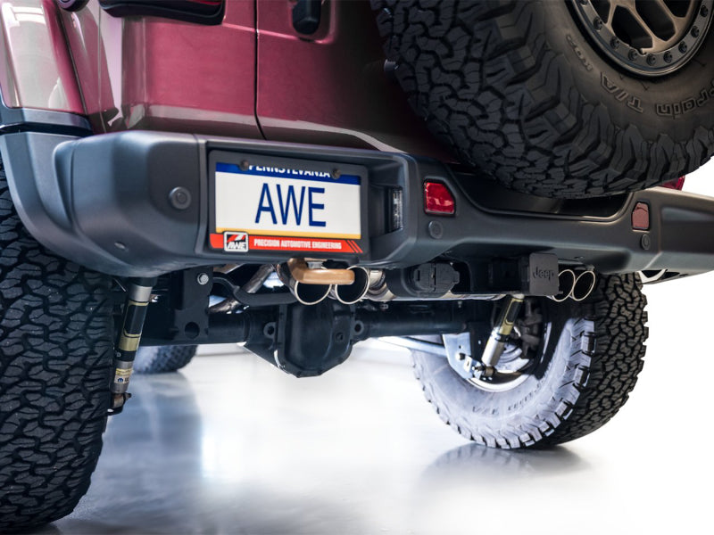 

AWE Tuning 3025-41392 - AWE3025-41392 - AWE 21+ Wrangler 392 Switchpath Cat-Back Exhaust- Quad BashGuards - Shipped in Europe - Tuningsupply.com
