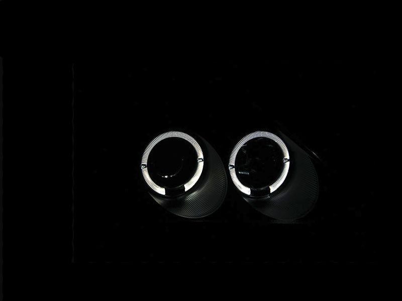 

ANZO 121057 - ANZ121057 - ANZO 2002-2004 Honda Civic Projector Headlights w/ Halo Black - Shipped in Europe - Tuningsupply.com

