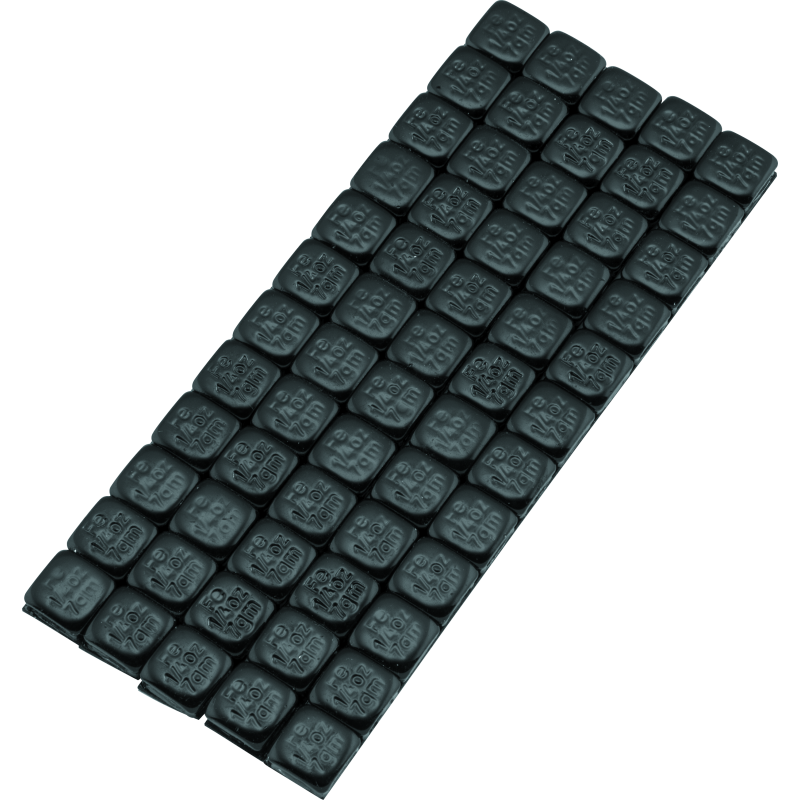 BikeMaster Square Wheel Weights Adhesive 1/4oz - Black-tuningsupply.com