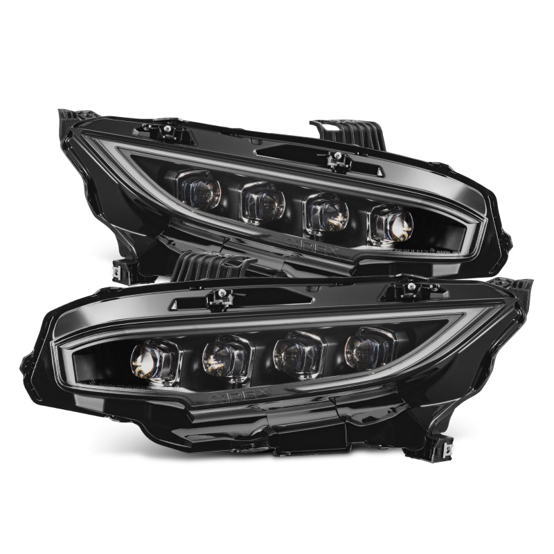 

AlphaRex 880491 - ARX880491 - AlphaRex 16-21 Honda Civic NOVA-Series LED Proj Headlights Blk w/Activation Light & Seq.Sig / SB DRL - Shipped in Europe - Tuningsupply.com
