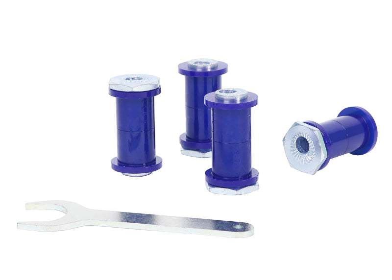 

Superpro SPF4185K - SPRSPF4185K - SuperPro 1984 BMW 318i Base Rear Trailing Arm Camber & Toe Adjustable Bushing Kit - Shipped in Europe - Tuningsupply.com
