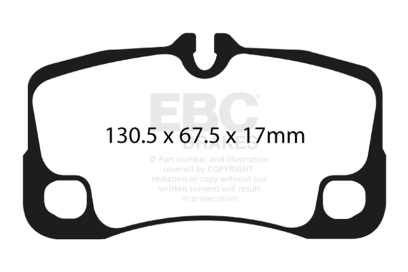

EBC DP41930R - EBCDP41930R - EBC 09-12 Porsche 911 (997) (Cast Iron Rotor only) 3.6 Carrera 2 Yellowstuff Rear Brake Pads - Shipped in Europe - Tuningsupply.com
