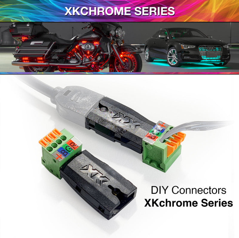 

XKGLOW XK-4P-DIY - XKGXK-4P-DIY - XK Glow 4 Pin DIY Connectors - Shipped in Europe - Tuningsupply.com
