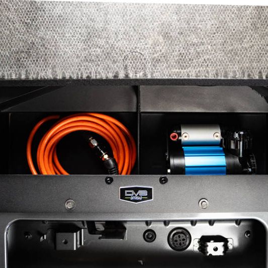 

DV8 Offroad CMBR-01 - DVECMBR-01 - DV8 Offroad 21-23 Ford Bronco (Exc. Bronco Raptor) Air Compressor Mount & Storage Box - Shipped in Europe - Tuningsupply.com
