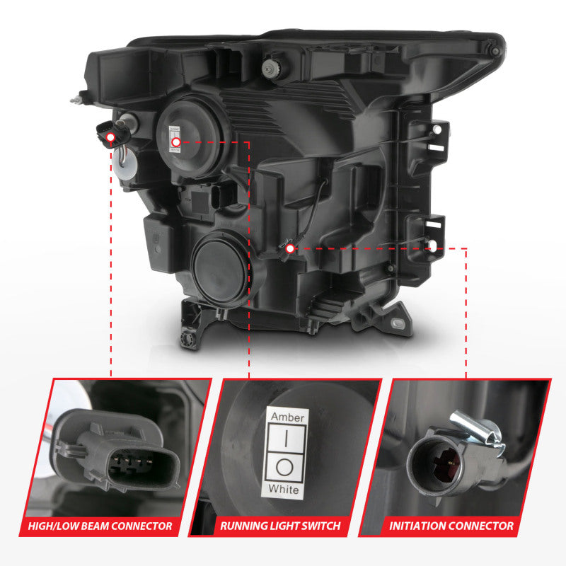 

ANZO 111593X-R - ANZ111593X-R - ANZO 21-23 Ford F-150 (w/Factory Halogen) Z-Series Full LED Proj Headlights - Pass. Side ONLY - Shipped in Europe - Tuningsupply.com
