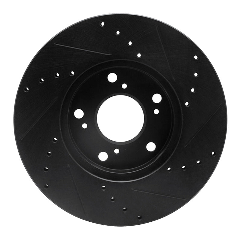 

R1 Concepts 633-59042L - RNC633-59042L - R1 06-15 Honda Civic Front Left Drilled & Slotted Black Brake Rotor - Shipped in Europe - Tuningsupply.com
