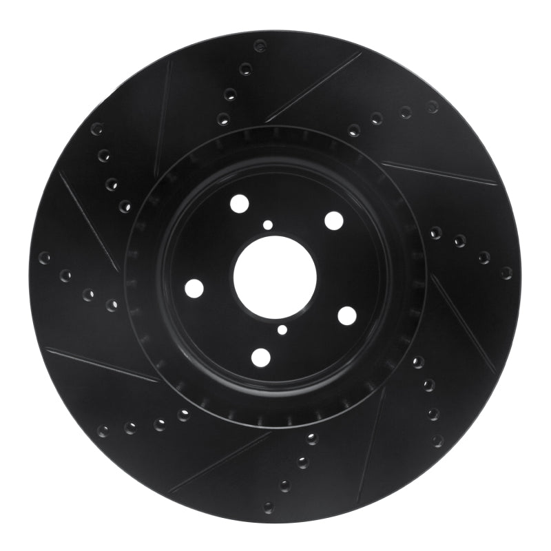 

R1 Concepts 633-13016R - RNC633-13016R - R1 05-17 Subaru WRX STI Front Right Drilled & Slotted Black Brake Rotor - Shipped in Europe - Tuningsupply.com
