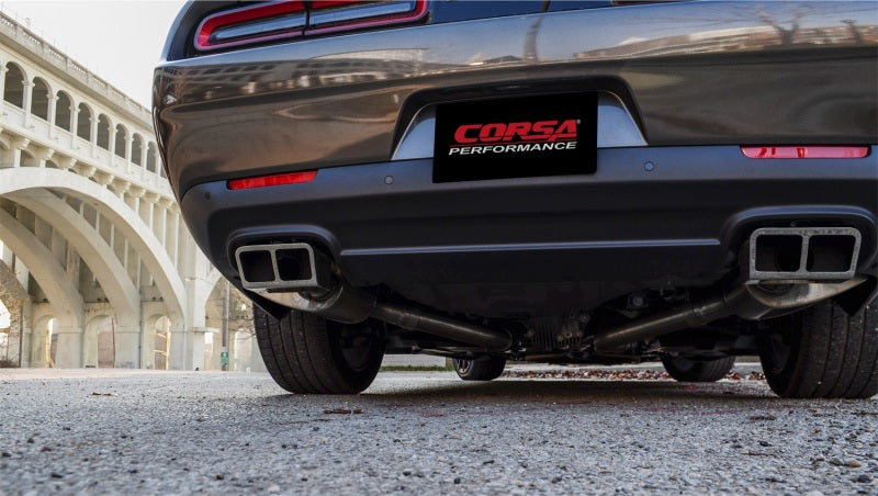 

CORSA Performance 14994 - COR14994 - Corsa 2015-2023 Dodge Challenger SRT / Scat Pack / R/T 6.4L Polished Xtreme Cat-Back Exhaust - Shipped in Europe - Tuningsupply.com
