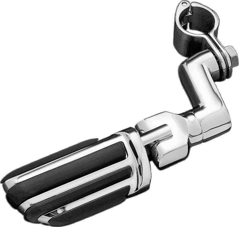 Kuryakyn Pilot Pegs With Offset Mounts 1-1/4inch  Clamps Chrome-tuningsupply.com