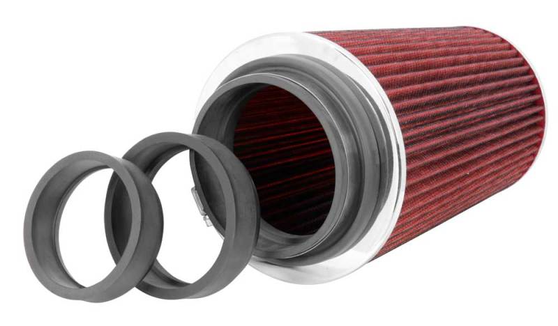 

K&N Engineering RG-1002RD - KNNRG-1002RD - K&N Universal Air Filter Chrome Round Tapered Red - 4in Flange ID x 1.125in Flange Length x 9.5in H - Shipped in Europe - Tuningsupply.com
