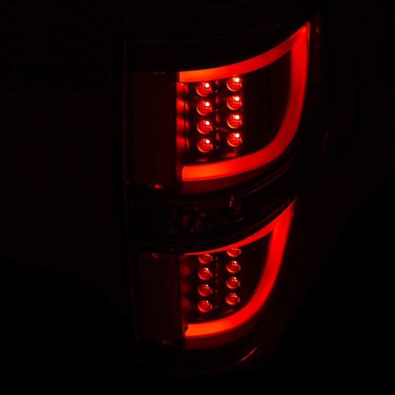 ANZO 2009-2013 Ford F-150 LED Taillights Black-tuningsupply.com