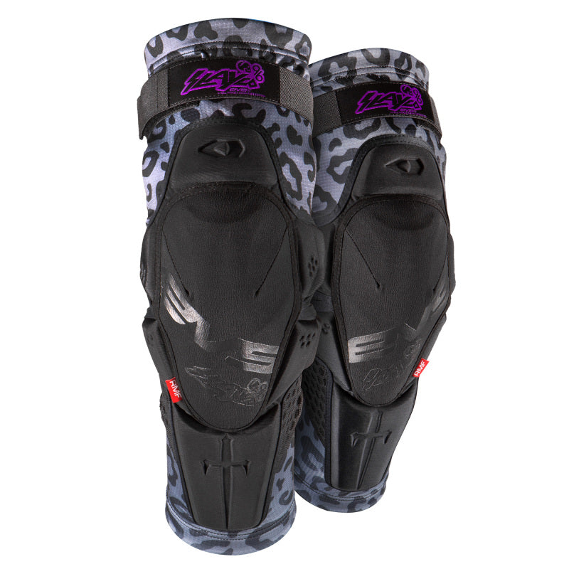 EVS Slayco96 Knee Guard Pair Ghost/Leopard - Large/XL-tuningsupply.com