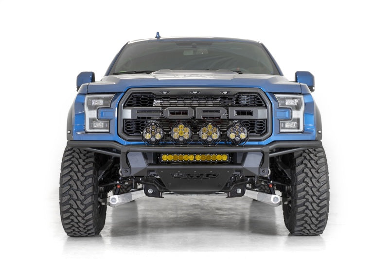 Addictive Desert Designs 17-20 Ford Raptor Pro Bolt-On Front Bumper - Hammer Black-tuningsupply.com