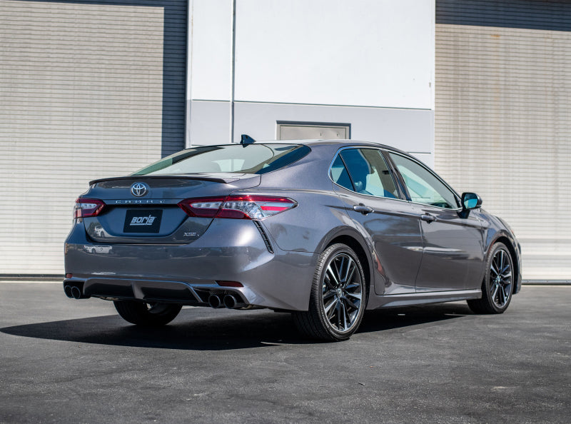 
  

Borla 140823BC - BOR140823BC - Borla 18-20 Toyota Camry XSE 3.5in Tip Dual Split Rear Exit Cat Back S-Type Exhaust Black Chrome - Shipped in Europe - Tuningsupply.com

