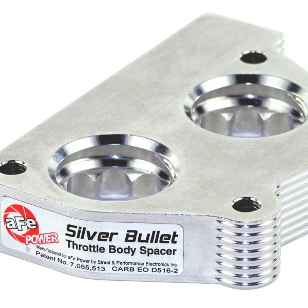 aFe Silver Bullet Throttle Body Spacers TBS GM C/K 1500/2500/3500 87-95 V6-4.3L V8-5.0/5.7L-tuningsupply.com