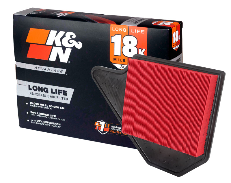 

K&N Engineering KNA-2462 - KNNKNA-2462 - K&N Dodge Grand Caravan V6-3.6L F/I 11-17 Air Filter - Shipped in Europe - Tuningsupply.com
