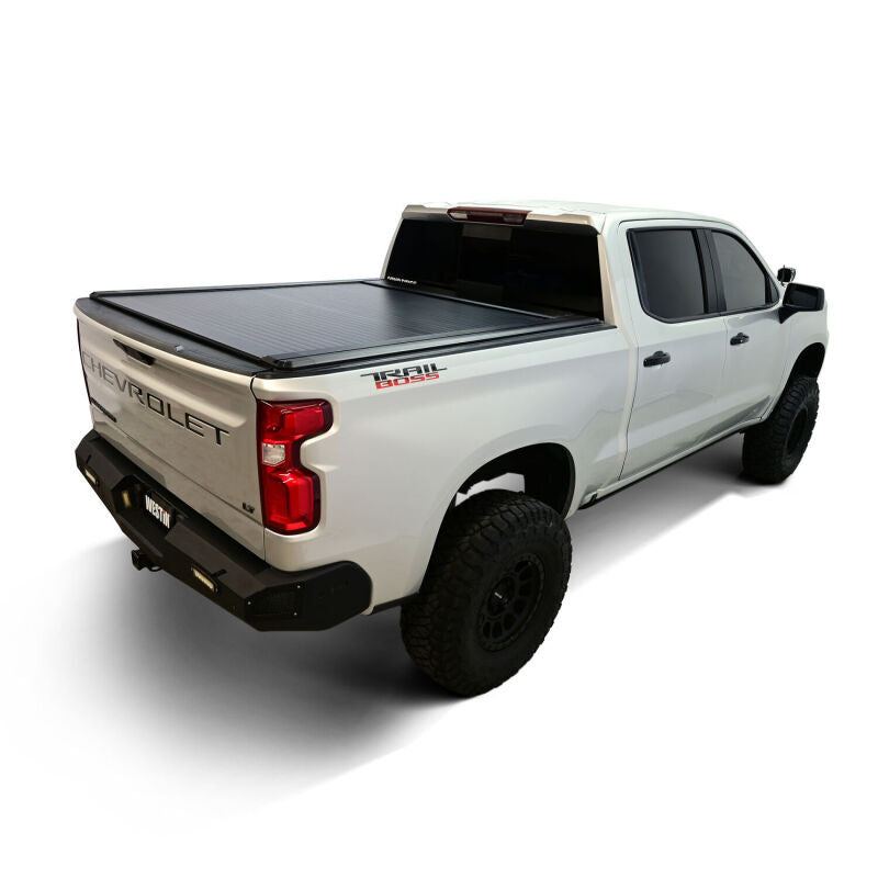 

Westin 19-64745 - WES19-64745 - Westin 19-26 GM  Silverado/Sierra 1500 5ft 8in Bed Manual Retractable Tonneau Cover - Black - Shipped in Europe - Tuningsupply.com
