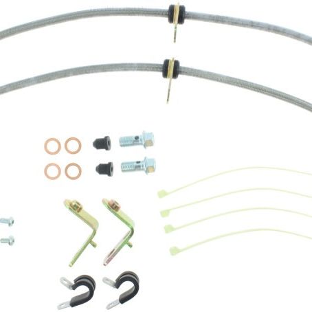 StopTech 11-14 Ford Mustang GT 5.0L V8 Stainless Steel Front Brake Lines