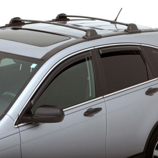 AVS 07-11 Honda CR-V Ventvisor In-Channel Front & Rear Window Deflectors 4pc - Smoke-tuningsupply.com