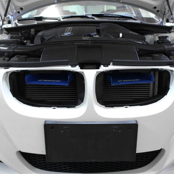 aFe MagnumFORCE Intakes Scoops AIS BMW 335i (E90/92/93) 07-13 L6-3.0L (Blue)-tuningsupply.com