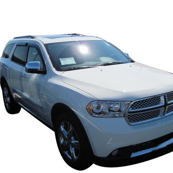 AVS 11-18 Dodge Durango Ventvisor Outside Mount Window Deflectors 4pc - Smoke-tuningsupply.com