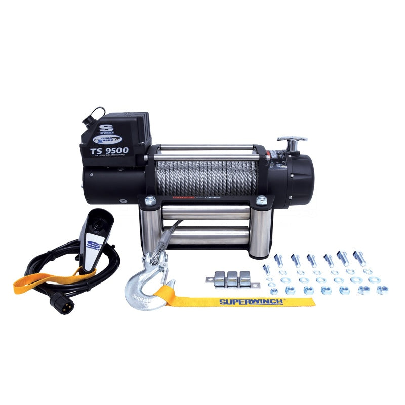 

Superwinch  - SUW1595200 - Superwinch 9500 LBS 12V DC 11/32in x 95ft Steel Rope Tiger Shark 9500 Winch - Shipped in Europe - Tuningsupply.com
