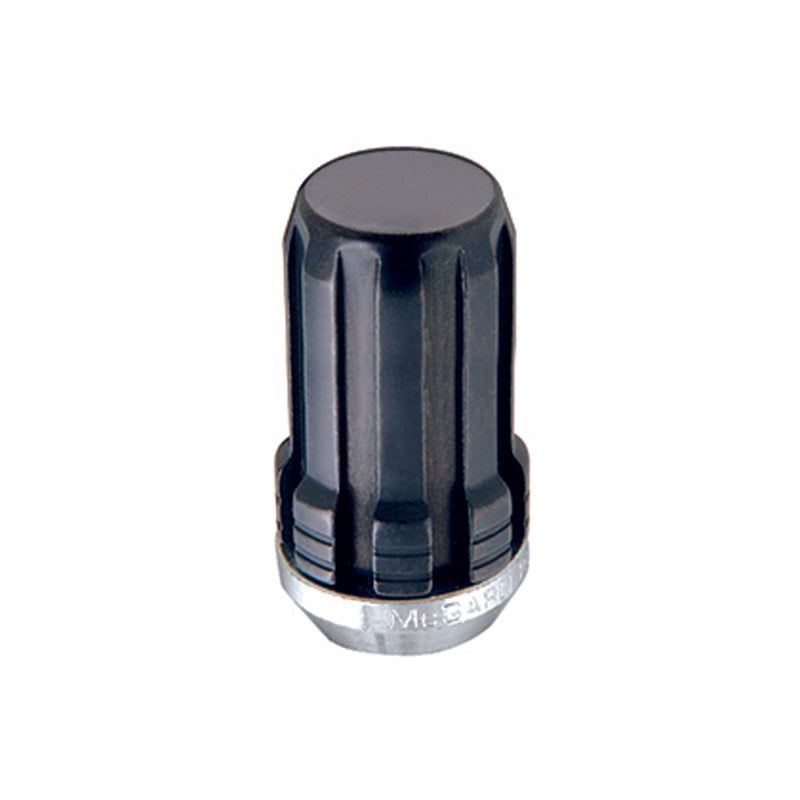 McGard SplineDrive Lug Nut (Cone Seat) M14X1.5 / 1.648in. Length (4-Pack) - Black (Req. Tool)-tuningsupply.com