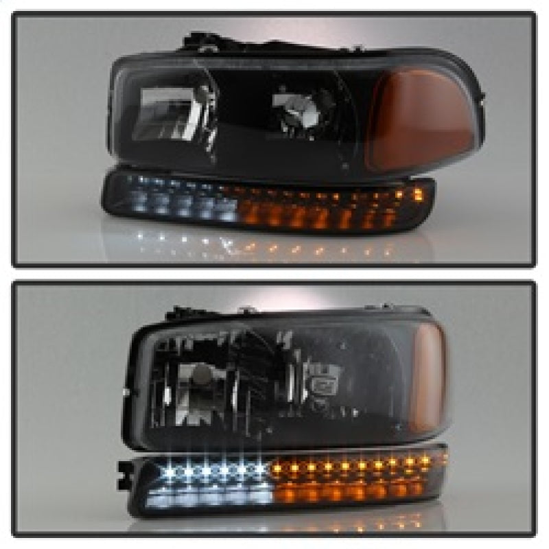 

SPYDER 9037399 - SPY9037399 - xTune GMC Sierra 99-06 /Yukon 00-06 Headlights & LED Bumper Lights - Black HD-JH-GS99-LED-SET-BK - Shipped in Europe - Tuningsupply.com
