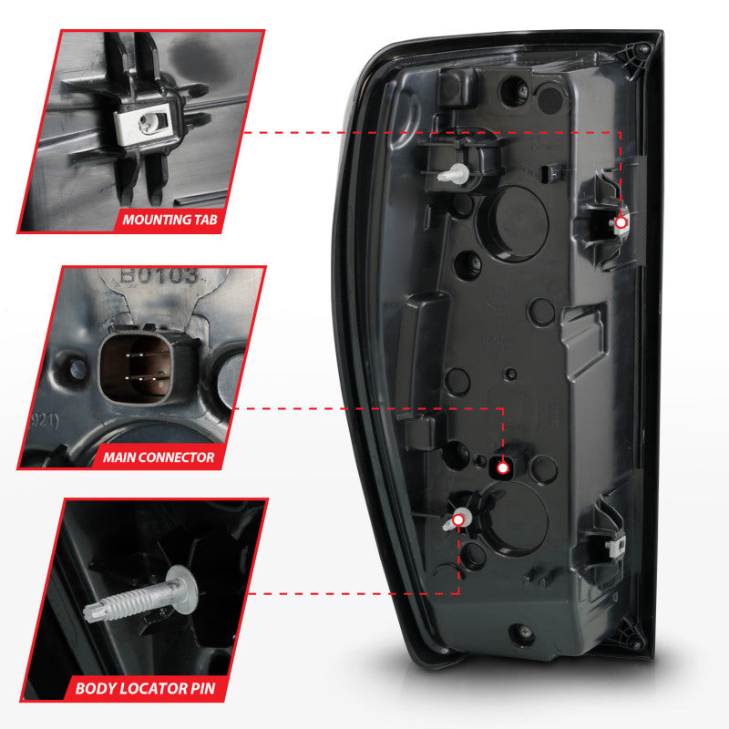 

ANZO 311460 - ANZ311460 - ANZO 19-23 GMC Sierra 1500/2500HD/3500HD Smoke Black Replacement Full LED Bar Tail Light - Shipped in Europe - Tuningsupply.com
