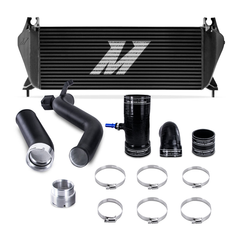 Mishimoto 19+ Ford Ranger 2.3L EcoBoost Intercooler Kit - Black + MWBK Pipes-tuningsupply.com