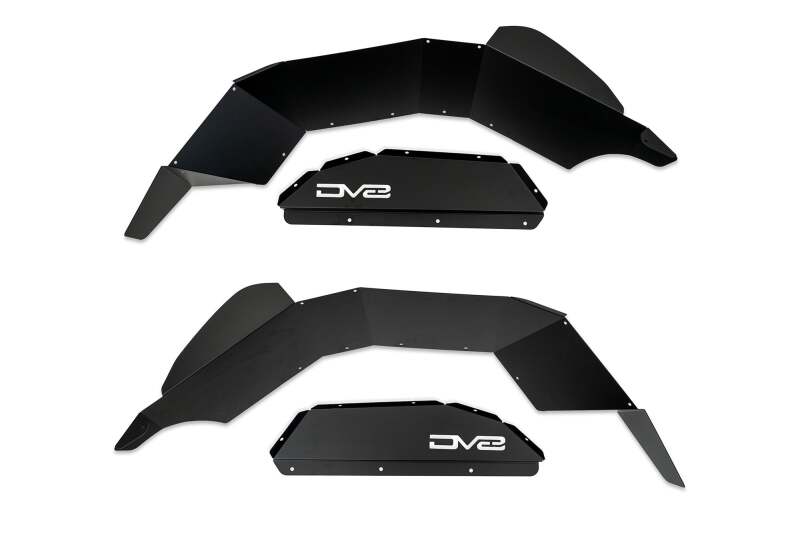 

DV8 Offroad INFEND-07RB - DVEINFEND-07RB - DV8 Offroad 20-24 Jeep Gladiator JT Rear Inner Fender Liners - Satin Black - Shipped in Europe - Tuningsupply.com
