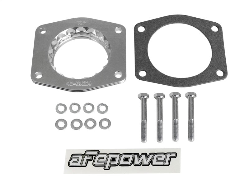 aFe Silver Bullet Throttle Body Spacers BMW M3 (E36) 92-99 L6 3.0/3.2L *96-99 3.2L - 50 State Legal*-tuningsupply.com