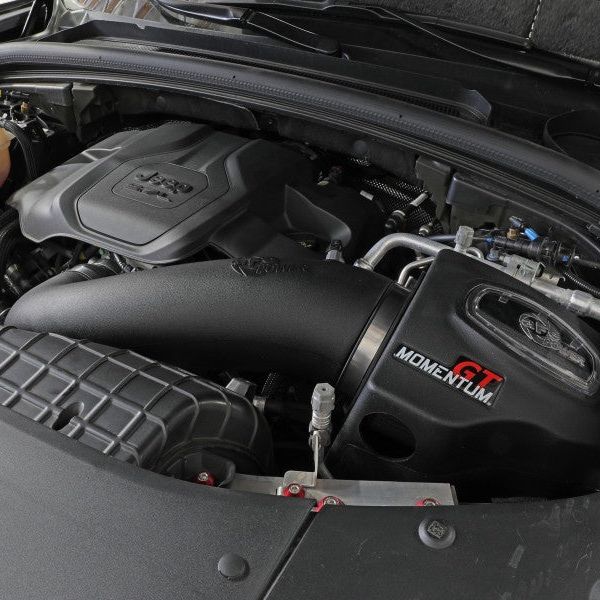 aFe 22-23 Jeep Grand Cherokee WL HEMI V8 5.7L Momentum GT Cold Air Intake System w/Pro Dry S Filter-tuningsupply.com