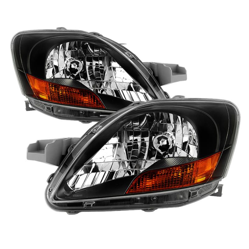 xTune Toyota Yaris Sedan 06-12 OEM Style Headlights - Black HD-JH-TYA06-AM-BK-Headlights-SPYDER-SPY9036040-SMINKpower Performance Parts